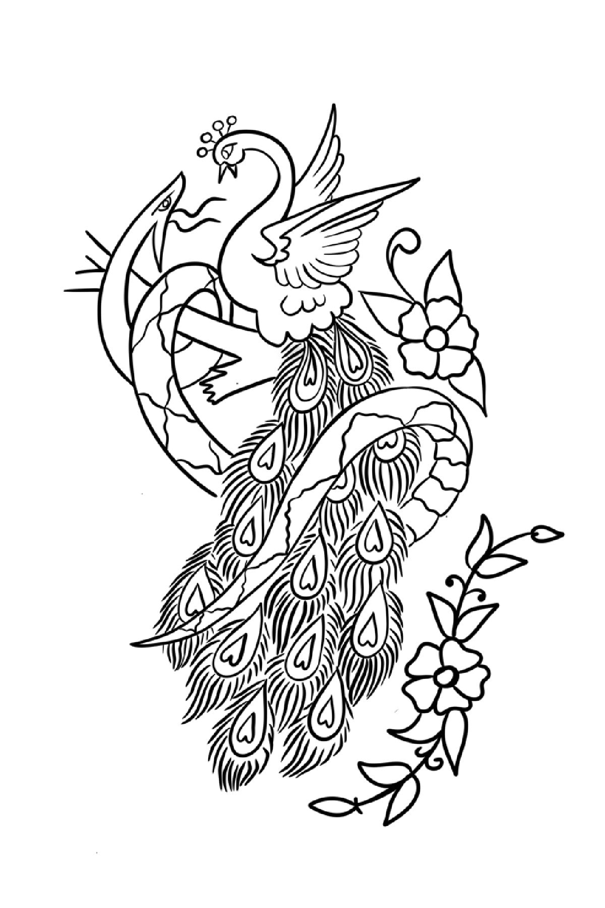 Sailor Jerry Snake and Peacock